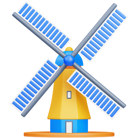 Windmühle  3D Icon