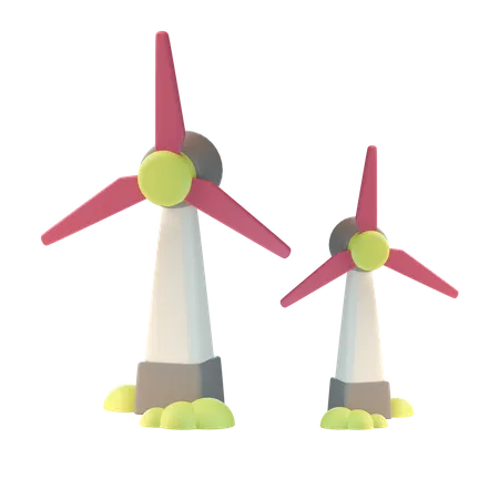 Windmühle  3D Icon