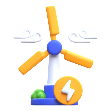 Windmühle  3D Icon