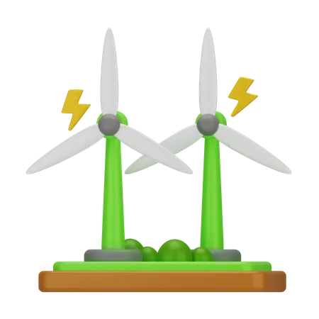 Windmühle  3D Icon