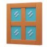 window frame 3d logo