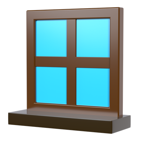 Window  3D Illustration