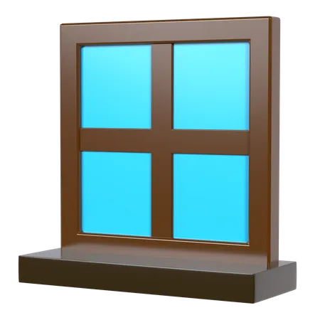Window  3D Illustration