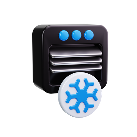 Window Air Conditioner  3D Icon