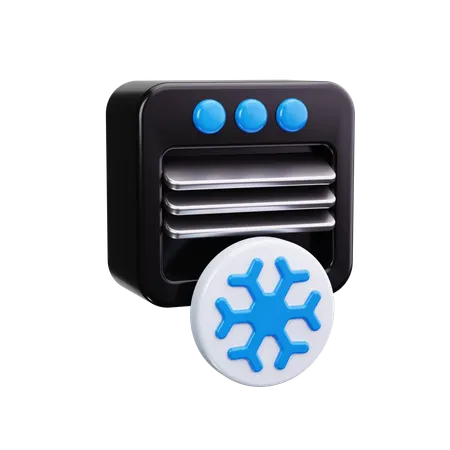 Window Air Conditioner  3D Icon