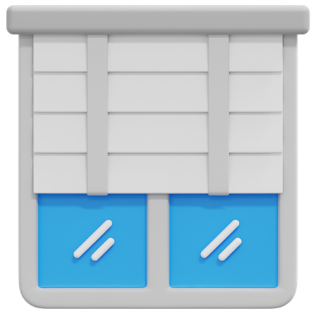 Window Blinds  3D Icon