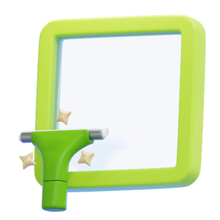 WINDOW CLEANER  3D Icon