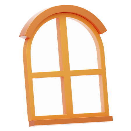 Ventanas de casa  3D Icon