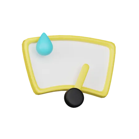 Windshield Washer Station  3D Icon