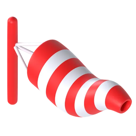 Windsock  3D Illustration