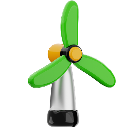 Windkraftanlage  3D Icon