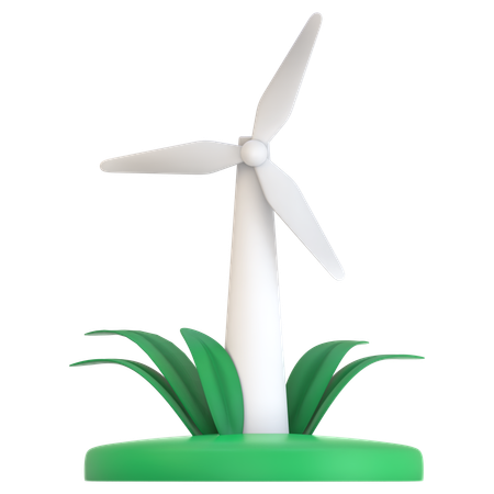 Windkraftanlage  3D Icon