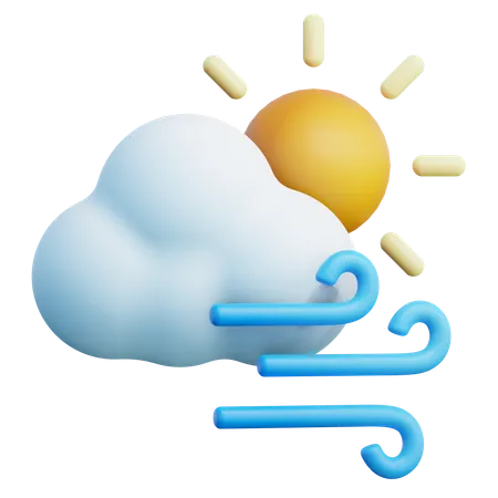 Windy Day  3D Icon