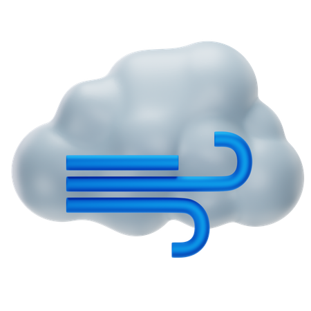 Windy Day  3D Icon