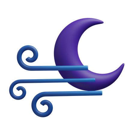 WINDY NIGHT  3D Icon