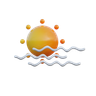 windy sunny day emoji 3d