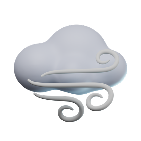 Windy Weather  3D Icon