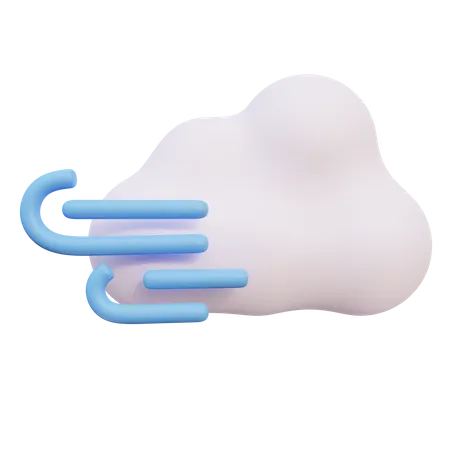 Windy Weather  3D Icon