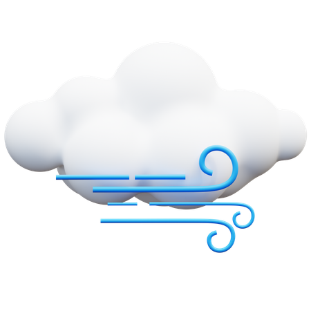 Windy Weather  3D Icon