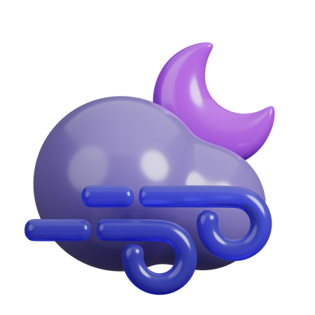 Windy Weather  3D Icon