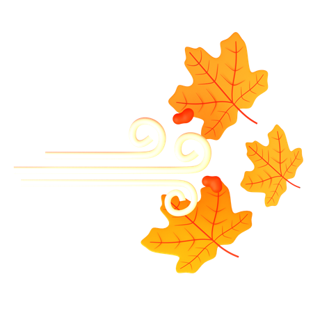 Windy With Maple  3D Icon