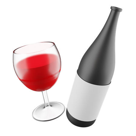 Wine  3D Icon