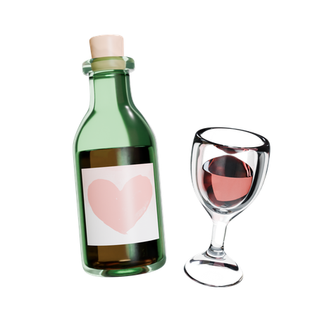 Wine  3D Icon