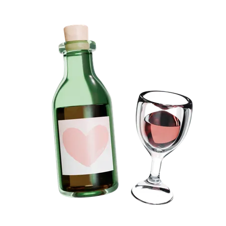 Wine  3D Icon