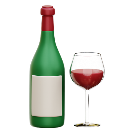 Wine  3D Icon