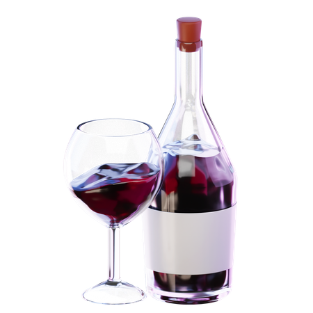 Wine  3D Icon