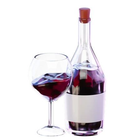 Wine  3D Icon