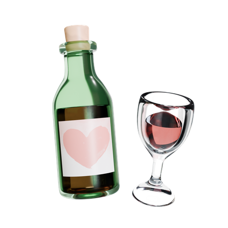 Wine  3D Icon