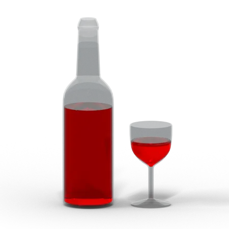 Wine 3D Icon