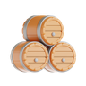 3d wine barrel