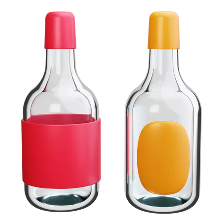 Wine Bottle  3D Icon