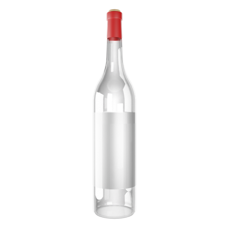 Wine Bottle  3D Icon