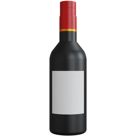 Wine Bottle  3D Icon