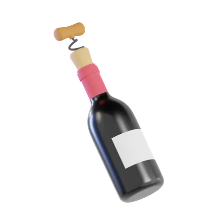 Wine Day 3 D Illustration 3D Icon