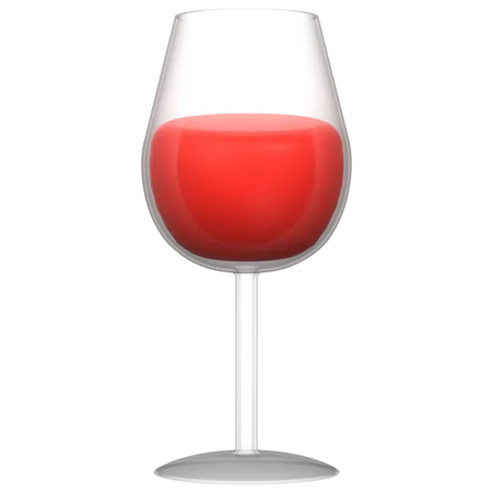 Wine Glass 3 D Icon Illustration 3D Icon