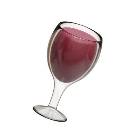 Wine Glass  3D Icon