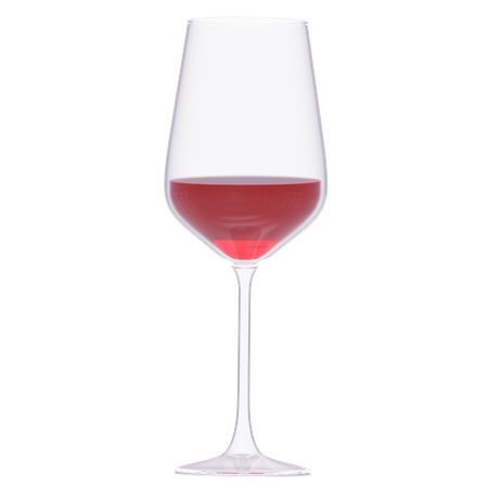 Wine Glass  3D Icon