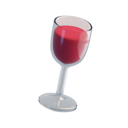 Wine glass  3D Icon