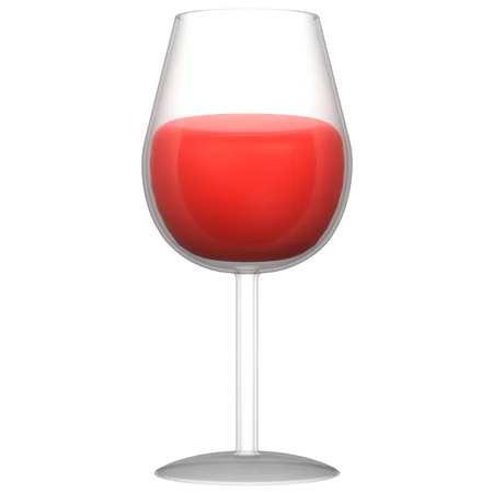 Wine Glass  3D Icon