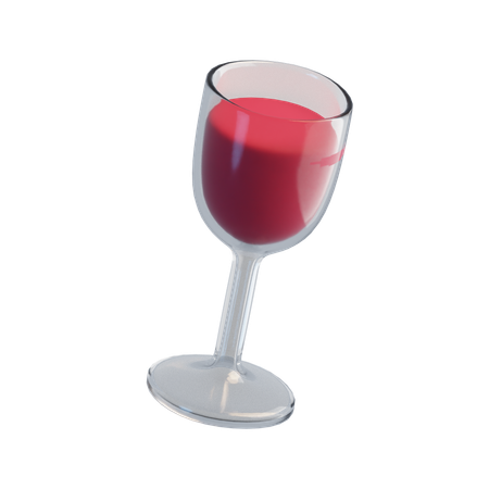 Wine glass  3D Icon