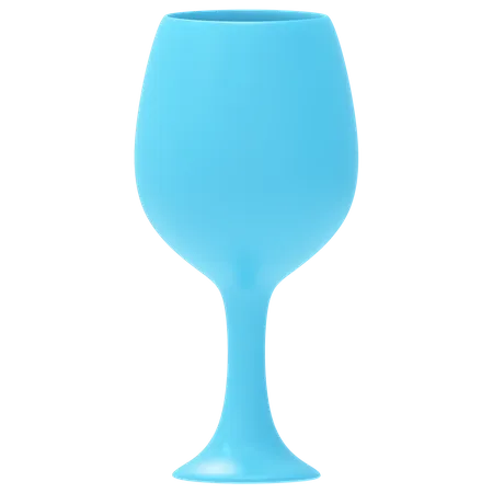 Wine glass  3D Illustration