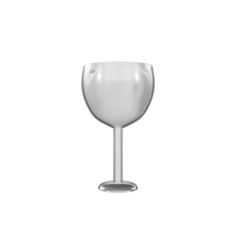 Wine Glass 3D Illustration