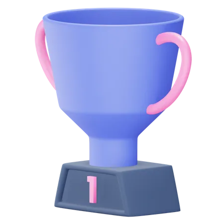 Winer Cup  3D Illustration