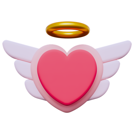 Wing Love  3D Icon