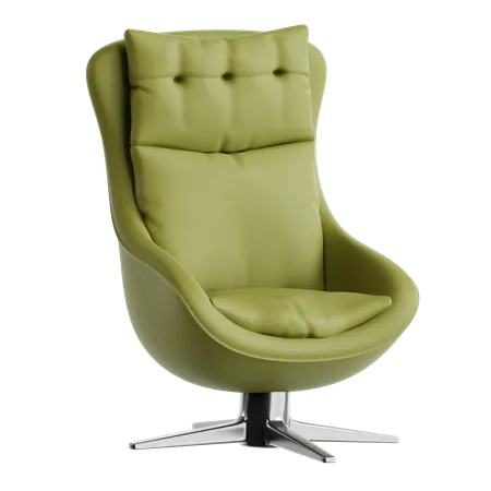 Wingback chair  3D Icon