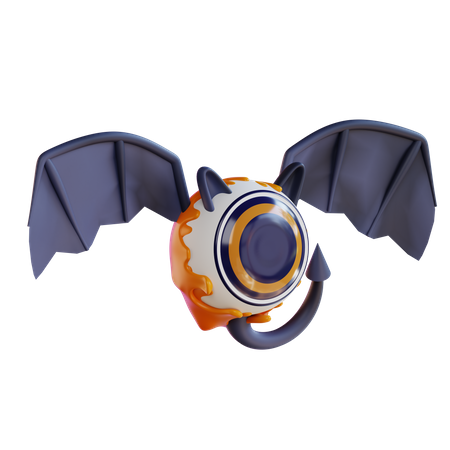 Winged Eye  3D Icon